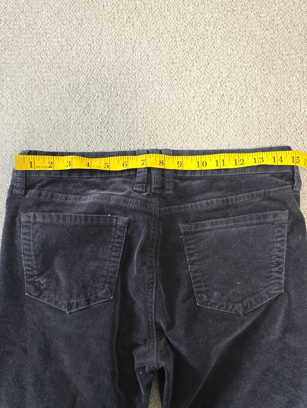 Kut From The Kloth Dark Gray Diana Skinny Corduroy Pants - Size 8 - Picture 8 of 11